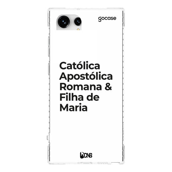 Capinha para celular  Use Dons - Católico Apostolico Romano - Branco