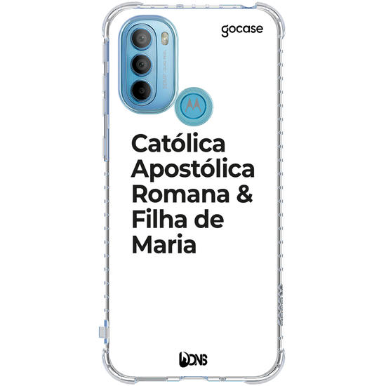 Capinha para celular  Use Dons - Católico Apostolico Romano - Branco
