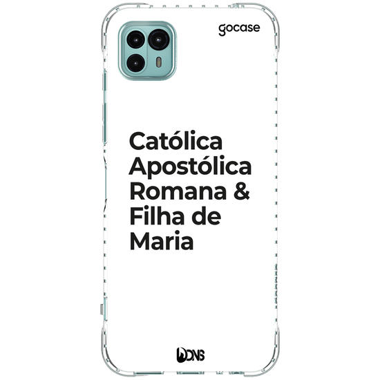 Capinha para celular  Use Dons - Católico Apostolico Romano - Branco