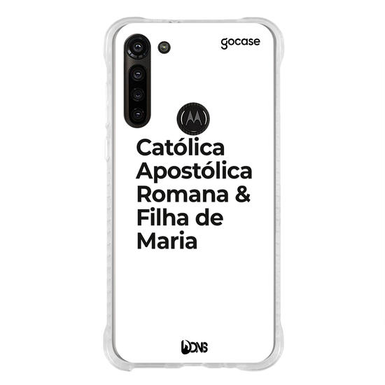 Capinha para celular  Use Dons - Católico Apostolico Romano - Branco