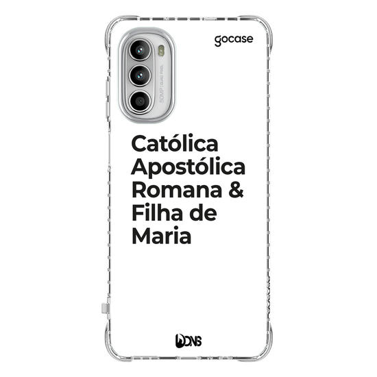 Capinha para celular  Use Dons - Católico Apostolico Romano - Branco