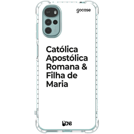 Capinha para celular  Use Dons - Católico Apostolico Romano - Branco