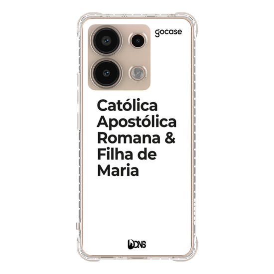 Capinha para celular  Use Dons - Católico Apostolico Romano - Branco