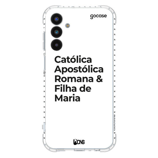 Capinha para celular  Use Dons - Católico Apostolico Romano - Branco
