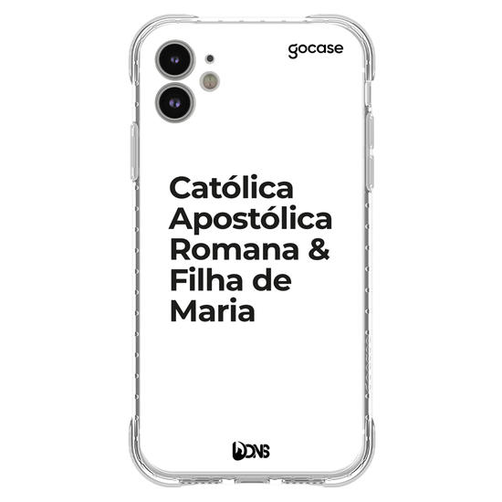 Capinha para celular  Use Dons - Católico Apostolico Romano - Branco