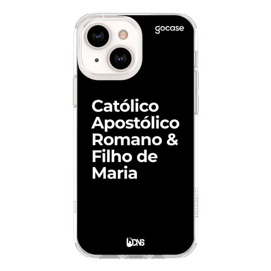 Capinha para celular Use Dons - Católico Apostolico Romano - Preto