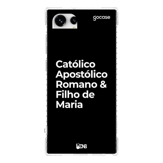 Capinha para celular  Use Dons - Católico Apostolico Romano - Preto