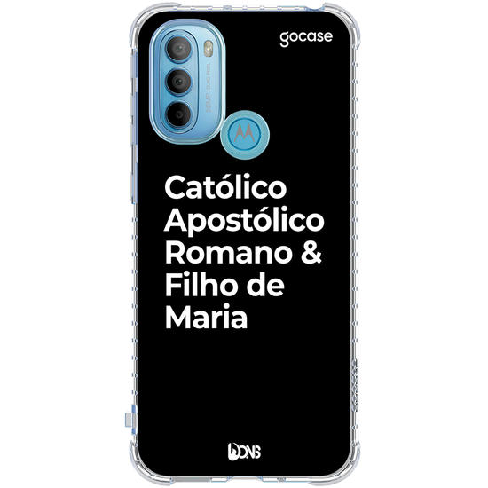 Capinha para celular  Use Dons - Católico Apostolico Romano - Preto