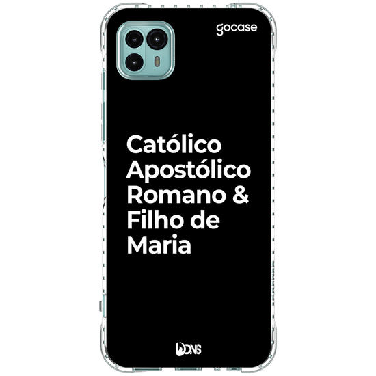 Capinha para celular  Use Dons - Católico Apostolico Romano - Preto