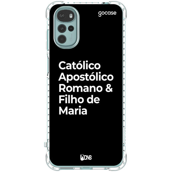 Capinha para celular  Use Dons - Católico Apostolico Romano - Preto