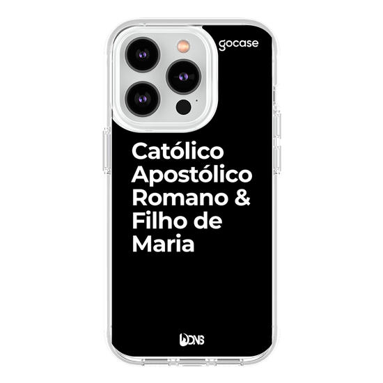 Capinha para celular  Use Dons - Católico Apostolico Romano - Preto