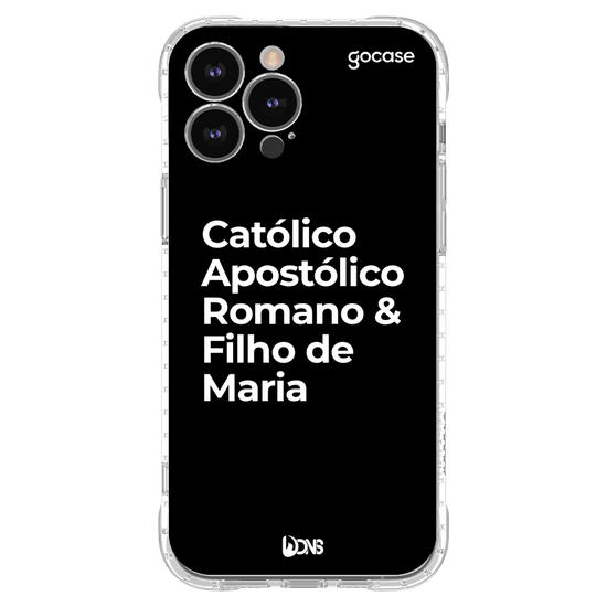 Capinha para celular  Use Dons - Católico Apostolico Romano - Preto