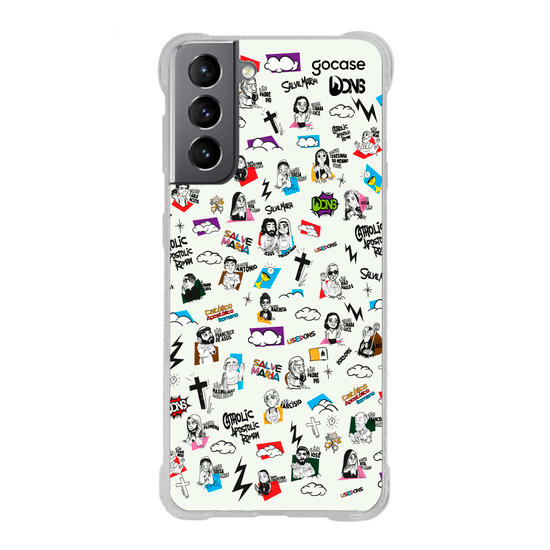 Capinha para celular  Use Dons - Santos Cartoon