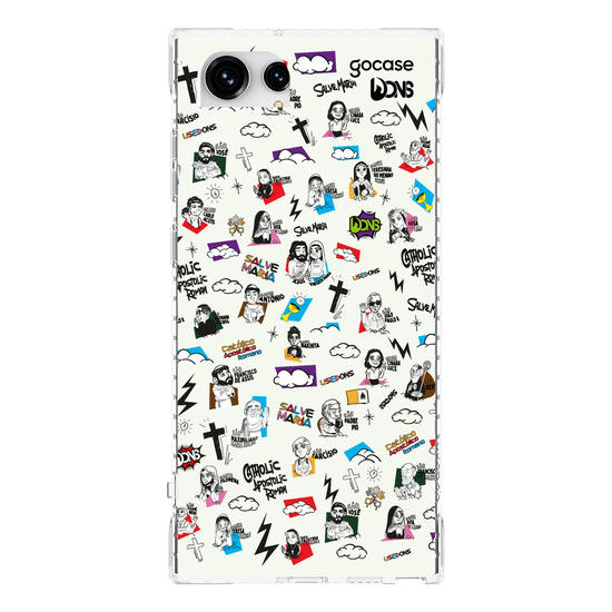 Capinha para celular  Use Dons - Santos Cartoon