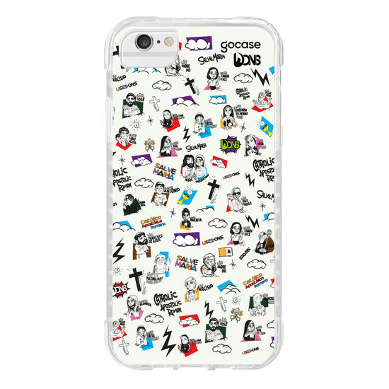 Capinha para celular  Use Dons - Santos Cartoon