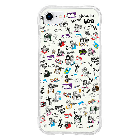 Capinha para celular  Use Dons - Santos Cartoon
