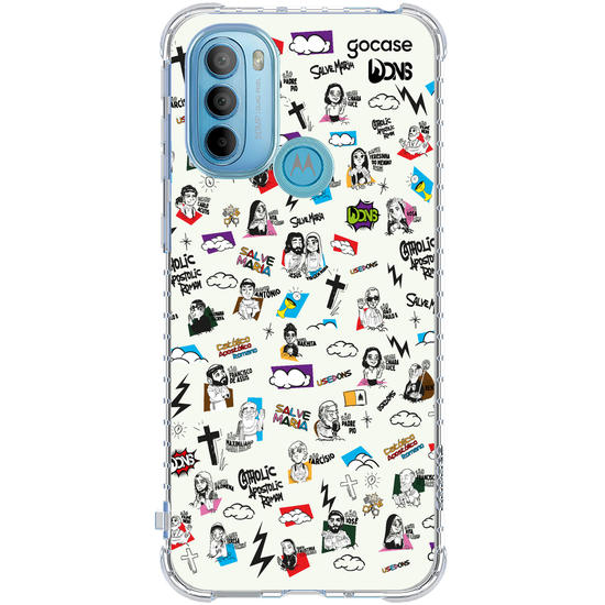 Capinha para celular  Use Dons - Santos Cartoon