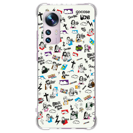 Capinha para celular  Use Dons - Santos Cartoon