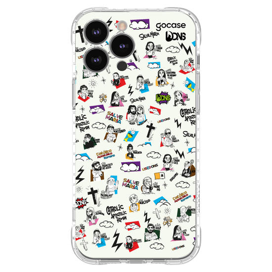 Capinha para celular  Use Dons - Santos Cartoon