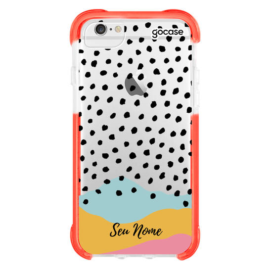 Capinha para celular Dots and Color