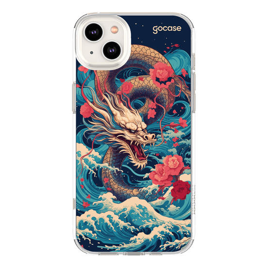 Capinha para celular  Dragão Oriental - Mares
