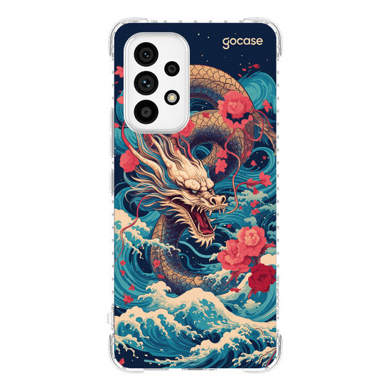 Capinha para celular  Dragão Oriental - Mares