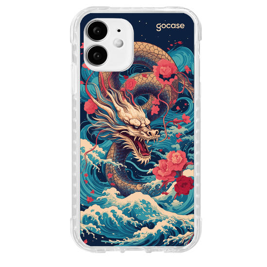 Capinha para celular  Dragão Oriental - Mares