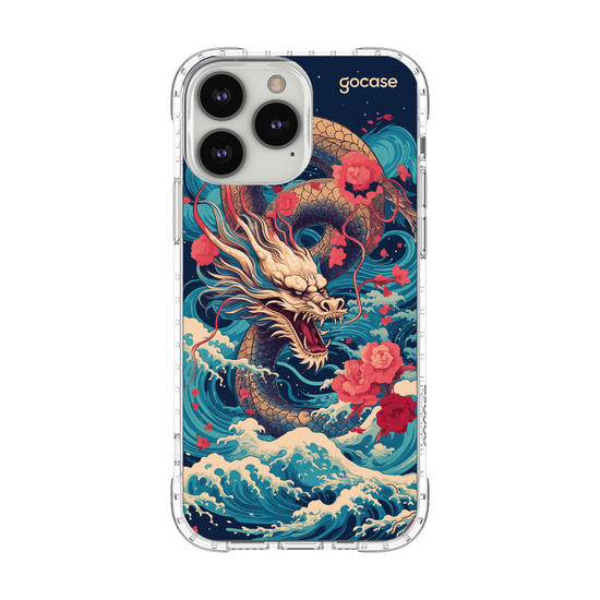 Capinha para celular  Dragão Oriental - Mares