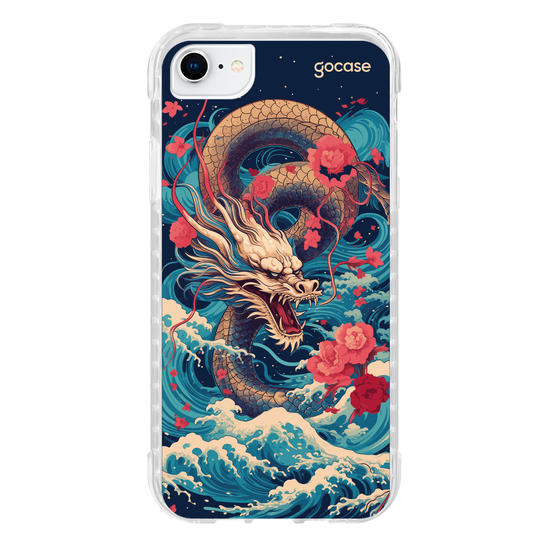 Capinha para celular  Dragão Oriental - Mares