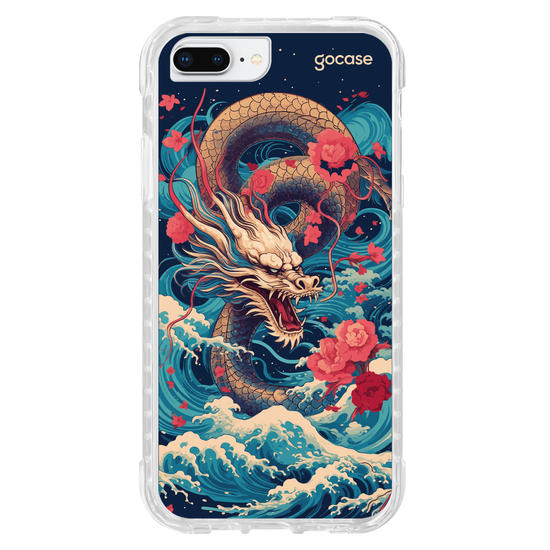 Capinha para celular  Dragão Oriental - Mares