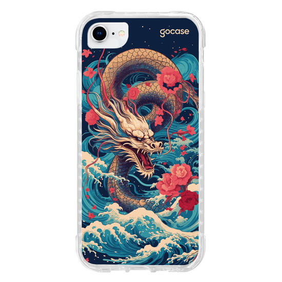 Capinha para celular  Dragão Oriental - Mares