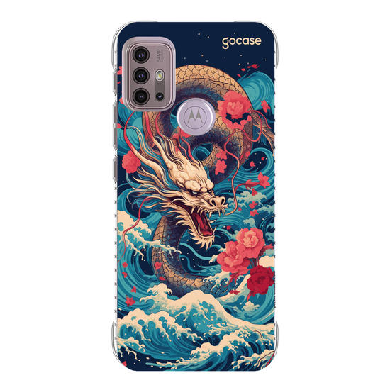 Capinha para celular  Dragão Oriental - Mares