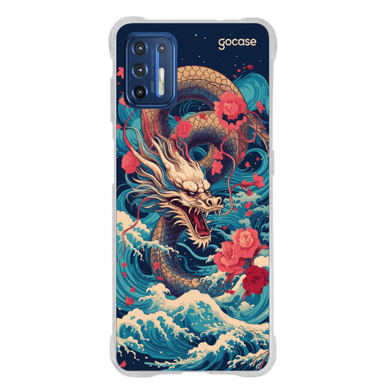 Capinha para celular  Dragão Oriental - Mares