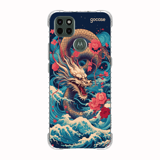 Capinha para celular  Dragão Oriental - Mares