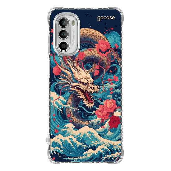 Capinha para celular  Dragão Oriental - Mares