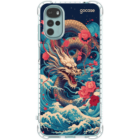 Capinha para celular  Dragão Oriental - Mares