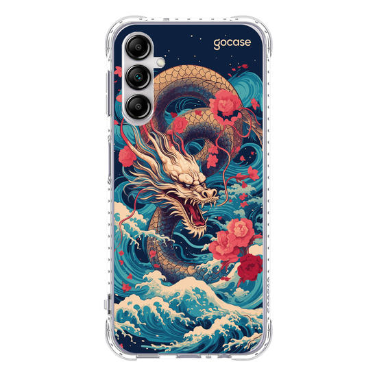 Capinha para celular  Dragão Oriental - Mares