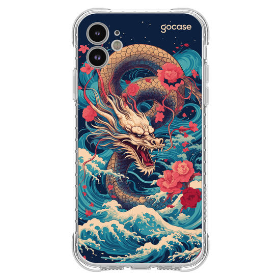 Capinha para celular  Dragão Oriental - Mares