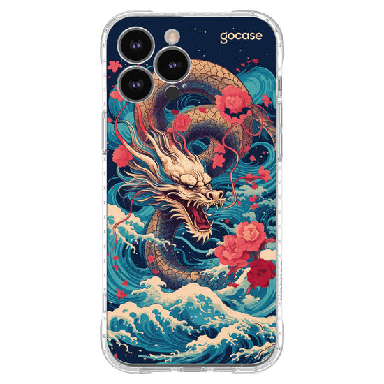 Capinha para celular  Dragão Oriental - Mares