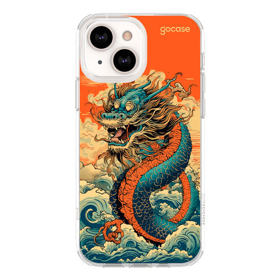  Dragão Oriental - Ondas Phone Case
