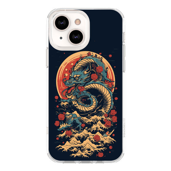 Dragão Oriental - Rosas Phone Case