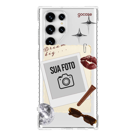 Capinha para celular  Dream Big Colagem