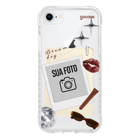 Capinha para celular  Dream Big Colagem