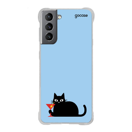 Capinha para celular  Drink Cat