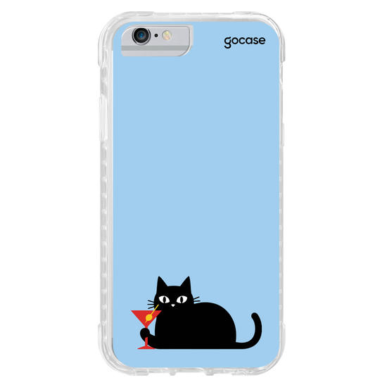 Capinha para celular  Drink Cat
