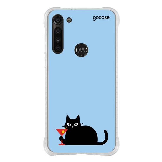 Capinha para celular  Drink Cat