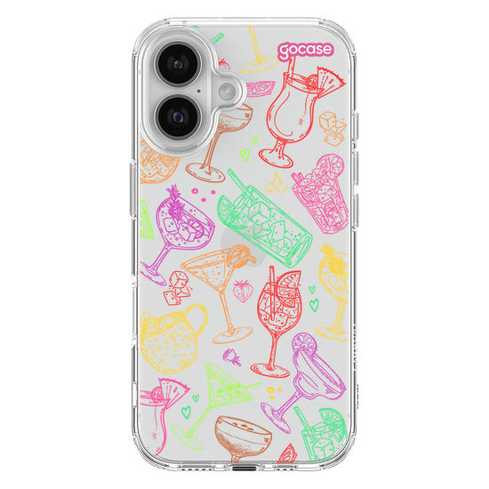 Capinha para celular Drinks Pattern
