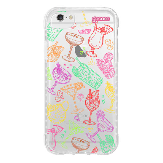 Capinha para celular Drinks Pattern