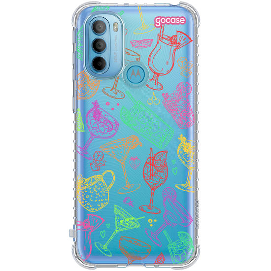 Capinha para celular Drinks Pattern