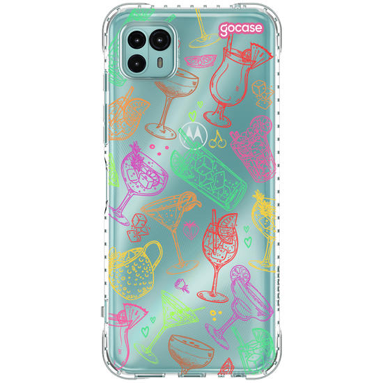 Capinha para celular Drinks Pattern